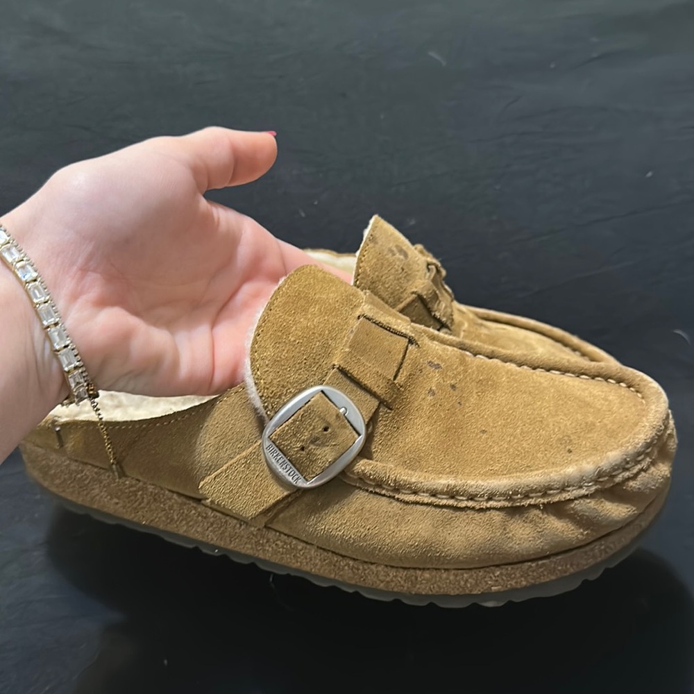 Birkenstock Buckley suede clogs size 39